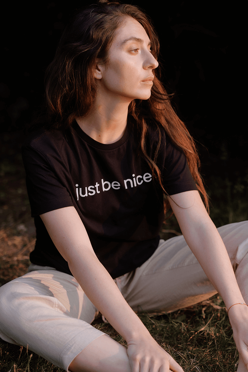 just be nice t shirt
